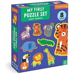 Mudpuppy Happy Animals 2 Piece My First Puzzles Mudpuppy Happy Animals 2 Piece My First Puzzles