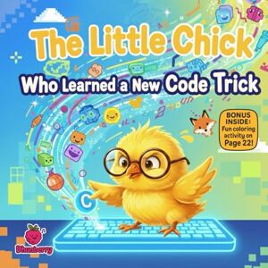 Books, Dhunberry The Little Chick Who Learned a New Code Trick: A fun rhyming STEM adventure about coding, creativity, and learning from mistakes Books, Dhunberry The Little Chick Who Learned a New Code Trick: A fun rhyming STEM adventure about coding, creativity, and learning from mistakes