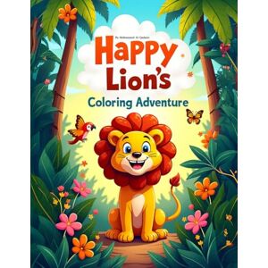AL-Qadami, Mohammed Happy Lion’s Coloring Adventure: A Fun and Simple Jungle Animal Coloring Book for Kids Ages 3-7 Bold Lines and Playful Scenes for Creative Coloring AL-Qadami, Mohammed Happy Lion’s Coloring Adventure: A Fun and Simple Jungle Animal Coloring Book for Kids Ages 3-7 Bold Lines and Playful Scenes for Creative Coloring
