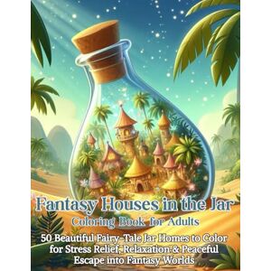 Dovey, Ella Fantasy House in the Jar Coloring Book for Adults: Whimsical Magical Homes to Color for Relaxation, Stress Relief & Mindful Escape: 50 Beautiful ... & Peaceful Escape into Fantasy Worlds Dovey, Ella Fantasy House in the Jar Coloring Book for Adults: Whimsical Magical Homes to Color for Relaxation, Stress Relief & Mindful Escape: 50 Beautiful ... & Peaceful Escape into Fantasy Worlds