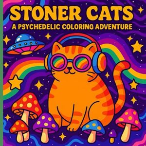 Publishing, CJ Stoner Cats: A Psychedelic Coloring Adventure: Funny, Funky & Far-Out Designs for Adults Who Love Chill Vibes Publishing, CJ Stoner Cats: A Psychedelic Coloring Adventure: Funny, Funky & Far-Out Designs for Adults Who Love Chill Vibes