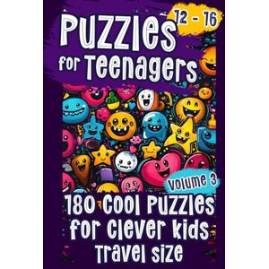 Ketschik, Emil Puzzle Book for Teens 12-16: 180 Travel Sized Brainteasers, Word Searches, Logicals, Droodles, Cryptograms, Equations, Crosswords & More Activities for Clever Kids Ketschik, Emil Puzzle Book for Teens 12-16: 180 Travel Sized Brainteasers, Word Searches, Logicals, Droodles, Cryptograms, Equations, Crosswords & More Activities for Clever Kids