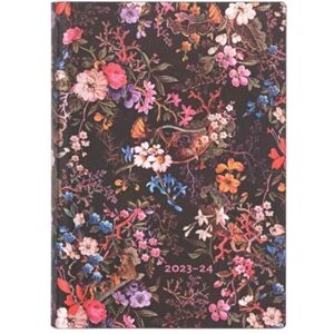 Paperblanks Flexi 2024 12 Month Calendar Floralia, Day-at-a-Time Midi (175 x 125), Italian Paperblanks Flexi 2024 12 Month Calendar Floralia, Day-at-a-Time Midi (175 x 125), Italian