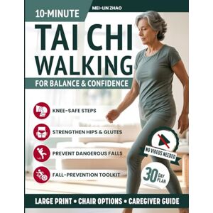 Zhao, Mei-Lin 10-Minute Tai Chi Walking for Balance and Confidence: Countless knee-safe steps for seniors & caregivers to ease joint pain, strengthen hips & glutes, and prevent dangerous falls Zhao, Mei-Lin 10-Minute Tai Chi Walking for Balance and Confidence: Countless knee-safe steps for seniors & caregivers to ease joint pain, strengthen hips & glutes, and prevent dangerous falls