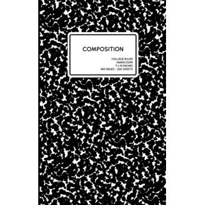 Eiffelworth, Finley Composition: 400 Page Composition Notebook, College Ruled, Black and White, 400 Pages (200 Sheets), 7 x 10, Thick Jumbo Sized Eiffelworth, Finley Composition: 400 Page Composition Notebook, College Ruled, Black and White, 400 Pages (200 Sheets), 7 x 10, Thick Jumbo Sized