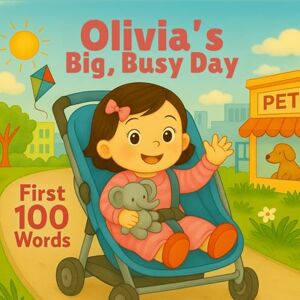 Mandarino, Samantha Olivia’s Big, Busy Day: First 100 Words Baby and Toddler Learning Book Early Vocabulary & First Words Keepsake: A personalized story to introduce ... Hearts Personalized Baby Books (Olivia)) Mandarino, Samantha Olivia’s Big, Busy Day: First 100 Words Baby and Toddler Learning Book Early Vocabulary & First Words Keepsake: A personalized story to introduce ... Hearts Personalized Baby Books (Olivia))