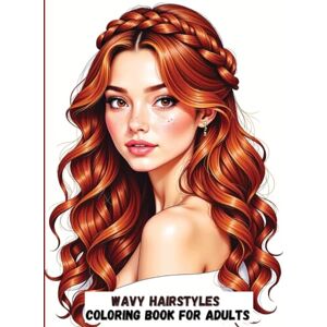 Grace, Eloy Wavy Hairstyles Coloring Book for Adults Grace, Eloy Wavy Hairstyles Coloring Book for Adults