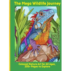 Moors, Emma The Mega Wildlife Journey: Colossal Nature Art for All Ages, 205+ Pages to Explore Moors, Emma The Mega Wildlife Journey: Colossal Nature Art for All Ages, 205+ Pages to Explore