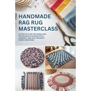 Hutchinson, Marty Handmade Rag Rug Masterclass: 12 Step-by-Step Patterns and Techniques for Beautiful, Durable, and Eco-Friendly Home Creations Hutchinson, Marty Handmade Rag Rug Masterclass: 12 Step-by-Step Patterns and Techniques for Beautiful, Durable, and Eco-Friendly Home Creations