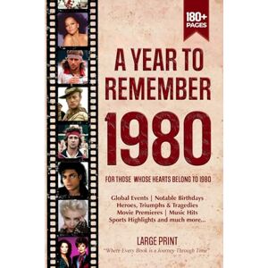 Zones, Wisdom A Year To Remember 1980 History Book: A Nostalgic Tribute for the Radio Babies with Heartfelt Memories of 1980 – An Ideal Gift for Birthdays, Anniversaries, and Special Occasions Zones, Wisdom A Year To Remember 1980 History Book: A Nostalgic Tribute for the Radio Babies with Heartfelt Memories of 1980 – An Ideal Gift for Birthdays, Anniversaries, and Special Occasions