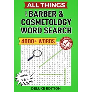Gamesmyth, I. M. All Things Barber & Cosmetology Word Search: Certified Professional, (Deluxe Edition) 6x9, 341 pages Gamesmyth, I. M. All Things Barber & Cosmetology Word Search: Certified Professional, (Deluxe Edition) 6x9, 341 pages