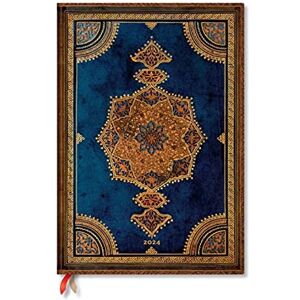 Paperblanks Safavid Indigo (Safavid Binding Art) Grande 12-month Dayplanner 2024 Paperblanks Safavid Indigo (Safavid Binding Art) Grande 12-month Dayplanner 2024