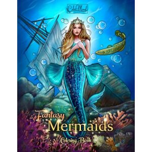 Books, Colormood Fantasy Mermaids: An Adult Coloring Book with Beautiful Mermaids, Underwater World and its Inhabitants, Detailed Designs for Relaxation (Stress Relief) Books, Colormood Fantasy Mermaids: An Adult Coloring Book with Beautiful Mermaids, Underwater World and its Inhabitants, Detailed Designs for Relaxation (Stress Relief)