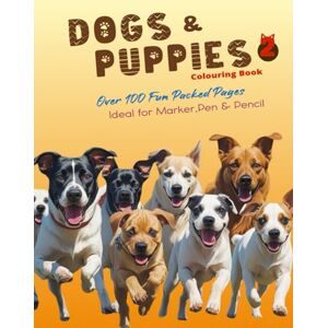 Books, JaymcDesign Dogs & Puppies, Colouring Book Two: Over 100 Fun Packed Pages, Ideal for Marker, Pen & Pencil Adorably Playful, Creative and Calming Designs for Adult, Teens and Kids Books, JaymcDesign Dogs & Puppies, Colouring Book Two: Over 100 Fun Packed Pages, Ideal for Marker, Pen & Pencil Adorably Playful, Creative and Calming Designs for Adult, Teens and Kids