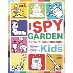 DAYDAYKIZ I Spy Garden Activity Coloring Book For Kids: Early Learning Agriculture, Gardening Education Workbook, I Spy Fruits, Vegetables, Flowers, Farm Insects, Bugs, & Farming Tools Coloring Book For Kids DAYDAYKIZ I Spy Garden Activity Coloring Book For Kids: Early Learning Agriculture, Gardening Education Workbook, I Spy Fruits, Vegetables, Flowers, Farm Insects, Bugs, & Farming Tools Coloring Book For Kids