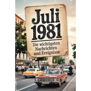 Frahn, Justus Juli 1981: Die wichtigsten Nachrichten und Ereignisse: Das ideale Geschenk für alle, die im Juli 1981 geboren wurden – eine persönliche Zeitreise in deinen Geburtsmonat Frahn, Justus Juli 1981: Die wichtigsten Nachrichten und Ereignisse: Das ideale Geschenk für alle, die im Juli 1981 geboren wurden – eine persönliche Zeitreise in deinen Geburtsmonat