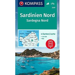 Sardinia North 4-Set D/I (2497): inklusive Karte zur offline Verwendung in der KOMPASS-App. Fahrradfahren. Sardinia North 4-Set D/I (2497): inklusive Karte zur offline Verwendung in der KOMPASS-App. Fahrradfahren.