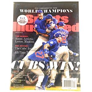 The Editors Of Sports Illustrated Sports Illustrated Chicago Cubs 2016 World Series Champions Commemorative Issue Team Celebration Cover: Cubs Win! The Editors Of Sports Illustrated Sports Illustrated Chicago Cubs 2016 World Series Champions Commemorative Issue Team Celebration Cover: Cubs Win!