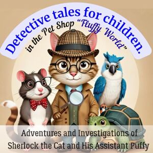Sandros, Tina Detective tales for children.: Adventures and Investigations of Sherlock the Cat and His Assistant Puffy in the Pet Shop “Fluffy World” Sandros, Tina Detective tales for children.: Adventures and Investigations of Sherlock the Cat and His Assistant Puffy in the Pet Shop “Fluffy World”