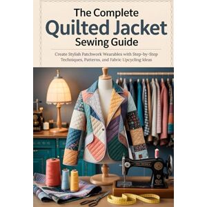 Page, Stephan The Complete Quilted Jacket Sewing Guide: Create Stylish Patchwork Wearables with Step-by-Step Techniques, Patterns, and Fabric Upcycling Ideas Page, Stephan The Complete Quilted Jacket Sewing Guide: Create Stylish Patchwork Wearables with Step-by-Step Techniques, Patterns, and Fabric Upcycling Ideas