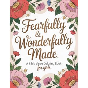 Press, GraceSoaked Fearfully & Wonderfully Made: A Bible Verse Coloring Book for Girls Press, GraceSoaked Fearfully & Wonderfully Made: A Bible Verse Coloring Book for Girls