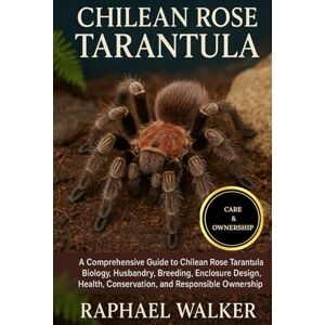WALKER, RAPHAEL CHILEAN ROSE TARANTULA: A Comprehensive Guide to Chilean Rose Tarantula Biology, Husbandry, Breeding, Enclosure Design, Health, Conservation, and Responsible Ownership WALKER, RAPHAEL CHILEAN ROSE TARANTULA: A Comprehensive Guide to Chilean Rose Tarantula Biology, Husbandry, Breeding, Enclosure Design, Health, Conservation, and Responsible Ownership