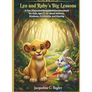 Bagley, Jacqueline C. Leo and Ruby’s Big Lessons: A Fun, Illustrated Moral Bedtime Storybook for Kids Ages 3–10 about Honesty, Kindness, Friendship, and Sharing Bagley, Jacqueline C. Leo and Ruby’s Big Lessons: A Fun, Illustrated Moral Bedtime Storybook for Kids Ages 3–10 about Honesty, Kindness, Friendship, and Sharing