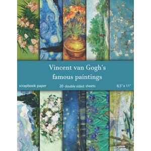 Hasan, Saphia Vincent van Gogh's famous paintings: Scrapbook Paper 20 Single Sided Sheets 8.5 x 11 Craft Paper Pad Great For Paper Arts, Scrapbooking, ... Old Ornate Printed Designs, Stationery Making Hasan, Saphia Vincent van Gogh's famous paintings: Scrapbook Paper 20 Single Sided Sheets 8.5 x 11 Craft Paper Pad Great For Paper Arts, Scrapbooking, ... Old Ornate Printed Designs, Stationery Making