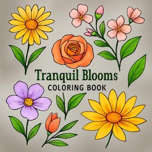 sree, venkata Tranquil Blooms Coloring Books: A Gentle Path to Relaxation sree, venkata Tranquil Blooms Coloring Books: A Gentle Path to Relaxation