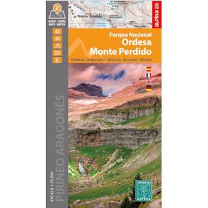 EQUIPO TECNICO EDITORIAL ALPINA Ordesa y Monte Perdido 2 maps PN E25 EQUIPO TECNICO EDITORIAL ALPINA Ordesa y Monte Perdido 2 maps PN E25
