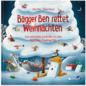 Horn, Dörte Bagger Ben rettet Weihnachten Eine winterliche Geschichte aus dem Baustellen-Kindergarten: Bilderbuch für Kinder ab 3 Jahren über Freundschaft, Zusammenhalt und Einfallsreichtum Horn, Dörte Bagger Ben rettet Weihnachten Eine winterliche Geschichte aus dem Baustellen-Kindergarten: Bilderbuch für Kinder ab 3 Jahren über Freundschaft, Zusammenhalt und Einfallsreichtum