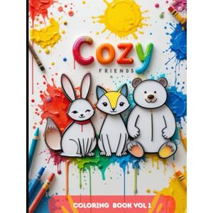 Muralidhar, Yeshodari Cozy Friends Vol 1: Cute Animal Coloring Book for Kids Ages 3-8 – Adorable Cats, Dogs, and Woodland Friends for Relaxing & Creative Fun: A Delightful ... Kids (Cozy Friends- Coloring Book Series) Muralidhar, Yeshodari Cozy Friends Vol 1: Cute Animal Coloring Book for Kids Ages 3-8 – Adorable Cats, Dogs, and Woodland Friends for Relaxing & Creative Fun: A Delightful ... Kids (Cozy Friends- Coloring Book Series)