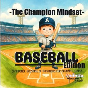 Books, Merengue The Champion Mindset Baseball Edition: Sports Confidence Book for Kids Positive Affirmations to Build Self-Belief, Focus & a Strong Athlete Mindset Books, Merengue The Champion Mindset Baseball Edition: Sports Confidence Book for Kids Positive Affirmations to Build Self-Belief, Focus & a Strong Athlete Mindset