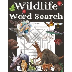 McNally, Jim Wildlife word search: Large print word searches with easy to read letters that is 2000+ words, 38 words per puzzle, extinct animals 8.5x11 inches, ... gift for vacations, holidays and free times McNally, Jim Wildlife word search: Large print word searches with easy to read letters that is 2000+ words, 38 words per puzzle, extinct animals 8.5x11 inches, ... gift for vacations, holidays and free times