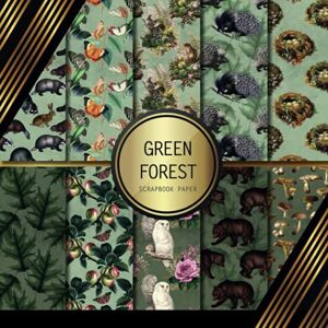 Palomino, Peyton Scrapbook Paper: Green Forest: Double Sided Craft Paper For Card Making, Origami & DIY Projects Decorative Scrapbooking Paper Pad Palomino, Peyton Scrapbook Paper: Green Forest: Double Sided Craft Paper For Card Making, Origami & DIY Projects Decorative Scrapbooking Paper Pad