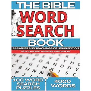 PRESS, DLC Bible Word Search: Parables & Teachings of Jesus: 100 Large Size Bible Word Search Puzzles with Gospel Passages, Reflections, and Classic Prayers ... & Seniors 8.5 x 11 inches (Word Find Books) PRESS, DLC Bible Word Search: Parables & Teachings of Jesus: 100 Large Size Bible Word Search Puzzles with Gospel Passages, Reflections, and Classic Prayers ... & Seniors 8.5 x 11 inches (Word Find Books)