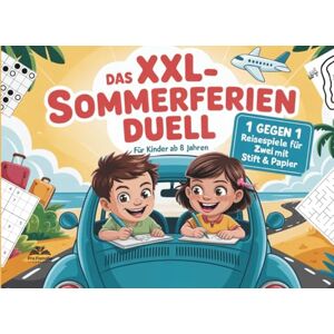 Verlag, Pro-Famalia Reisespiele für Zwei: Das XXL Sommerferien-Duell zum Ausfüllen mit Stift und Papier. Die perfekte Beschäftigung für unterwegs auf der Autofahrt, im Flugzeug und im Urlaub – für Kinder ab 8 Jahren Verlag, Pro-Famalia Reisespiele für Zwei: Das XXL Sommerferien-Duell zum Ausfüllen mit Stift und Papier. Die perfekte Beschäftigung für unterwegs auf der Autofahrt, im Flugzeug und im Urlaub – für Kinder ab 8 Jahren