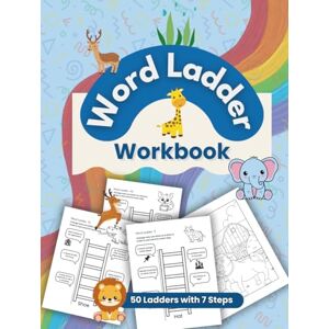 Bar, Books Word Ladder Workbook: Easy Level Word Ladder Puzzles for Kids with a few Coloring Pages at the End, Black and White Word Ladder Puzzle Books for Kids Bar, Books Word Ladder Workbook: Easy Level Word Ladder Puzzles for Kids with a few Coloring Pages at the End, Black and White Word Ladder Puzzle Books for Kids