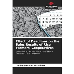 Mendes Francisco, Denise Effect of Deadlines on the Sales Results of Rice Farmers' Cooperatives: The Influence of Receipt, Payment, and Storage Deadlines on Financial Results Mendes Francisco, Denise Effect of Deadlines on the Sales Results of Rice Farmers' Cooperatives: The Influence of Receipt, Payment, and Storage Deadlines on Financial Results