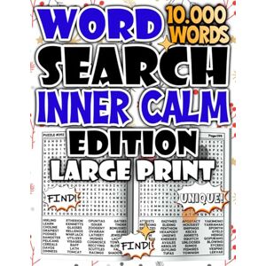 Salvatore, Modo Word Search Inner Calm Edition 10,000 Words for Quiet Focus Salvatore, Modo Word Search Inner Calm Edition 10,000 Words for Quiet Focus