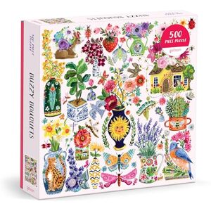 Galison Buzzy Bouquets – 500 Piece Jigsaw Puzzle Featuring Beautiful Artwork Of Quirky Flower Vases And Buzzy Insects Galison Buzzy Bouquets – 500 Piece Jigsaw Puzzle Featuring Beautiful Artwork Of Quirky Flower Vases And Buzzy Insects