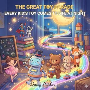 Daisy Tech The Great Toy Parade: Every Kid’s Toy Comes to Life at Night: A Magical Nighttime Coloring Book Adventure for Kids Daisy Tech The Great Toy Parade: Every Kid’s Toy Comes to Life at Night: A Magical Nighttime Coloring Book Adventure for Kids