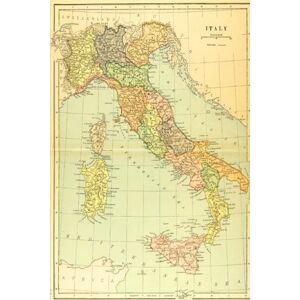 Spires, Twin Italy Map Journal: Vintage 1894 Map of Italy Notebook (Blank Lined Journal, 6"x9" Lined Pages, 120 pages) Spires, Twin Italy Map Journal: Vintage 1894 Map of Italy Notebook (Blank Lined Journal, 6"x9" Lined Pages, 120 pages)