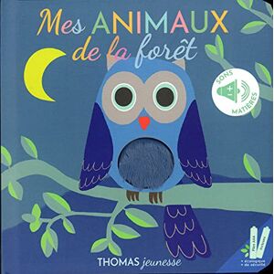 Deloste Mes animaux de la forêt: Livre sonore bébé à toucher dès 6 mois avec grandes piles AAA alcalines incluses Deloste Mes animaux de la forêt: Livre sonore bébé à toucher dès 6 mois avec grandes piles AAA alcalines incluses