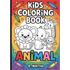 singh, B Nikitha Amazing Animals Coloring Book: Fun Land and Water Creatures for Kids Ages 3-6 singh, B Nikitha Amazing Animals Coloring Book: Fun Land and Water Creatures for Kids Ages 3-6