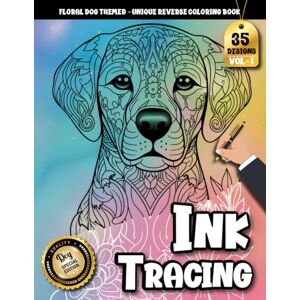 studio, Zen Trace Ink Tracing Book For Adults: A Floral Animal Coloring Experience with Tracing Art, Reverse Coloring Pages & Stress-Relief Designs for Adults (Floral Dog Tracing Series) studio, Zen Trace Ink Tracing Book For Adults: A Floral Animal Coloring Experience with Tracing Art, Reverse Coloring Pages & Stress-Relief Designs for Adults (Floral Dog Tracing Series)