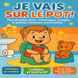 Edition, Anne et Bernard Je vais sur le pot ! Mon premier livre : coloriages, imagier et petites histoires rassurantes: Pour enfant dès 2 ans – apprendre à aller sur le pot, ludique et instructif, conseils et suivi Edition, Anne et Bernard Je vais sur le pot ! Mon premier livre : coloriages, imagier et petites histoires rassurantes: Pour enfant dès 2 ans – apprendre à aller sur le pot, ludique et instructif, conseils et suivi