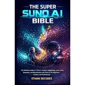 DECODES, ETHAN THE SUPER SUNO AI BIBLE: The Definitive Guide to AI Music Creation, Songwriting, Lyrics, Voice Generation, and Monetization with AI for Beginners, ... (SUNO AI MUSIC GENERATION TO WEALTH) DECODES, ETHAN THE SUPER SUNO AI BIBLE: The Definitive Guide to AI Music Creation, Songwriting, Lyrics, Voice Generation, and Monetization with AI for Beginners, ... (SUNO AI MUSIC GENERATION TO WEALTH)