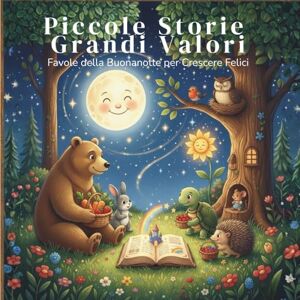 Lanzi, Aurora Piccole Favole, Grandi Valori Favole della buonanotte per crescere felici: Favole illustrate con animali del bosco per insegnare gentilezza, coraggio e buoni valori ai bambini Lanzi, Aurora Piccole Favole, Grandi Valori Favole della buonanotte per crescere felici: Favole illustrate con animali del bosco per insegnare gentilezza, coraggio e buoni valori ai bambini