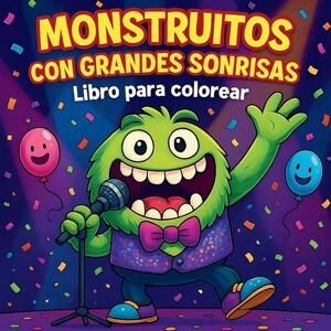 Martin, Chris Monstruitos con Grandes Sonrisas Libro para colorear Martin, Chris Monstruitos con Grandes Sonrisas Libro para colorear
